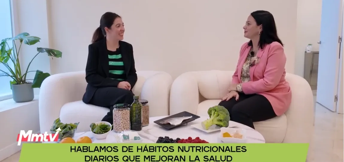 EGOS nutritionist Andrea Grau appears on the Telemadrid programme