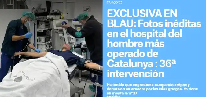 A ElNacional.cat: L’home més operat d’Espanya i la seva intervenció.