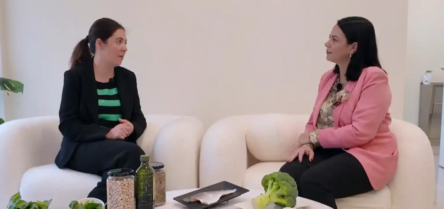 EGOS nutritionist Andrea Grau appears on the Telemadrid programme