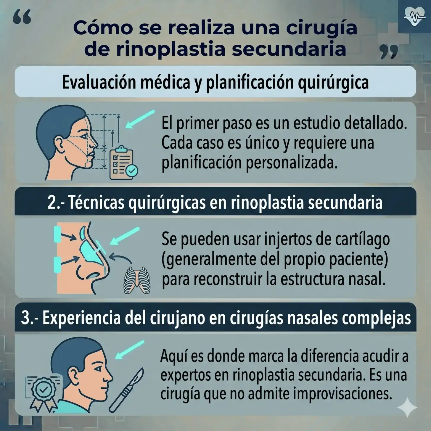 Beneficios de la rinoplastia secundaria