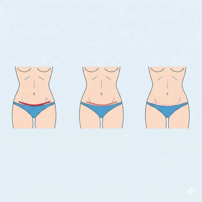 Leer información relacionada a Cicatriz de abdominoplastia: cuidados y situaciones reales