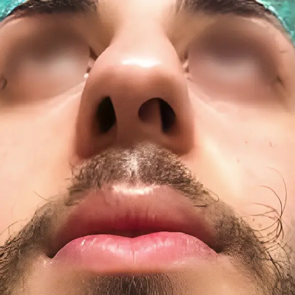 Antes de Rinoplastia secundaria