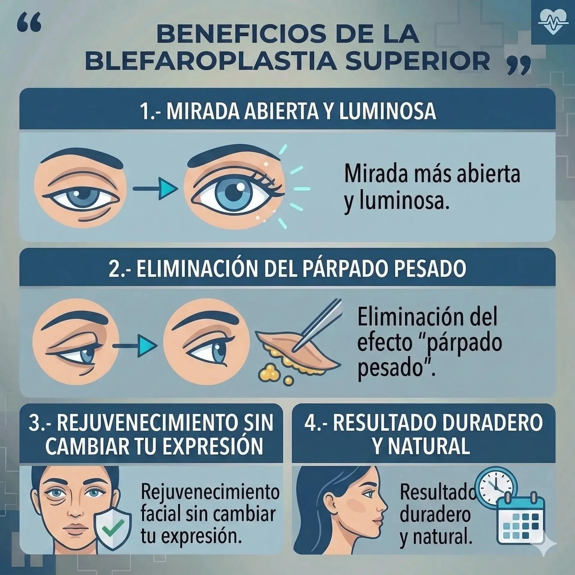 ¿Qué es la Blefaroplastia Superior? Todo lo que necesitas saber